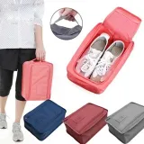 Portable Handle Zipper Shoe Storage Bag